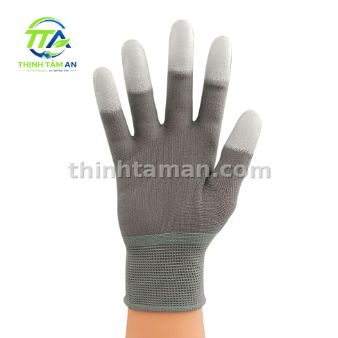 Găng tay xám ngón chống tĩnh điện size SML